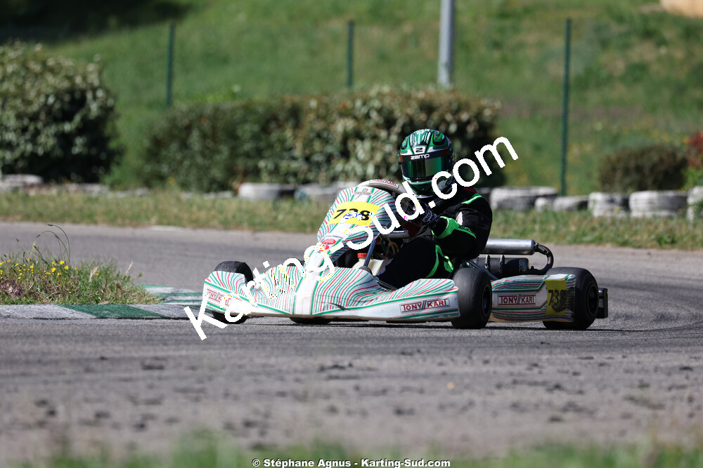 Pablo EGEA — 25 & 26/04/2026 : 3ème manche du Championnat du Sud à Alès (photos Stéphane Agnus) 2026 — karting