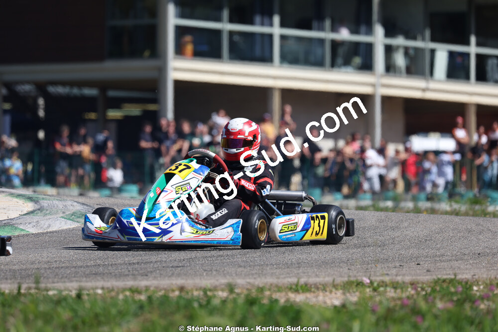 Maxime DEMON — 25 & 26/04/2026 : 3ème manche du Championnat du Sud à Alès (photos Stéphane Agnus) 2026 — karting
