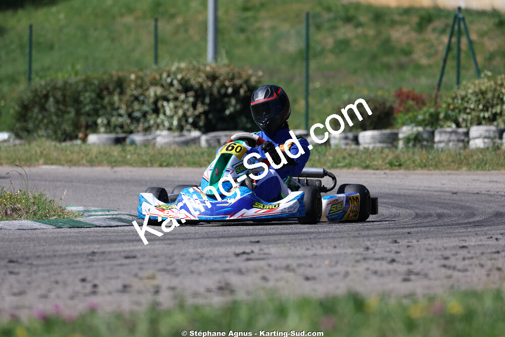 KA100 — 25 & 26/04/2026 : 3ème manche du Championnat du Sud à Alès (photos Stéphane Agnus) 2026 — karting