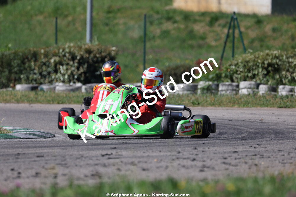 Eliott CAHUZAC — 25 & 26/04/2026 : 3ème manche du Championnat du Sud à Alès (photos Stéphane Agnus) 2026 — karting