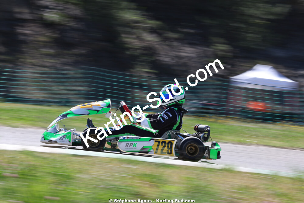 Gabriel RINAUDO — 25 & 26/04/2026 : 3ème manche du Championnat du Sud à Alès (photos Stéphane Agnus) 2026 — karting
