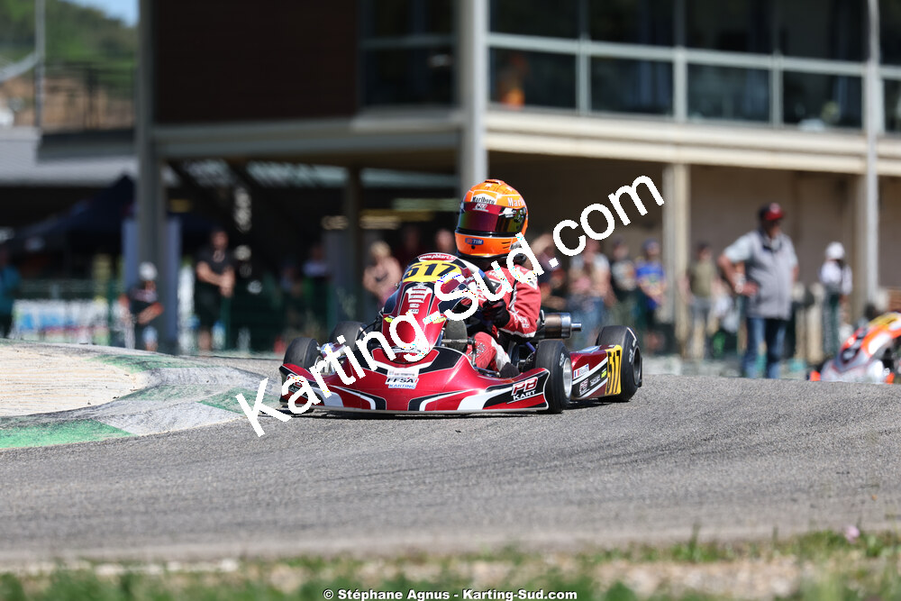 Aaron BORDANOVA — 25 & 26/04/2026 : 3ème manche du Championnat du Sud à Alès (photos Stéphane Agnus) 2026 — karting