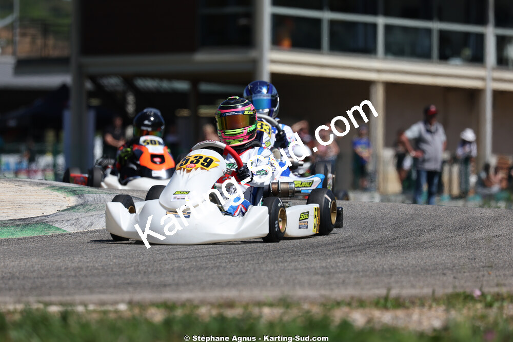 Nathan TAPIA — 25 & 26/04/2026 : 3ème manche du Championnat du Sud à Alès (photos Stéphane Agnus) 2026 — karting