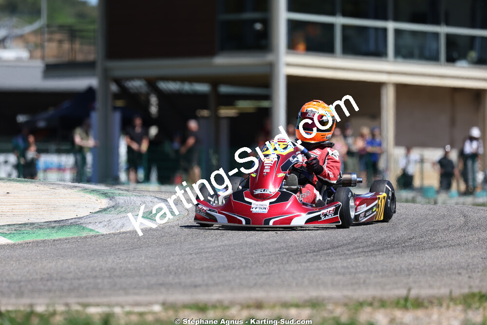 Aaron BORDANOVA — 25 & 26/04/2026 : 3ème manche du Championnat du Sud à Alès (photos Stéphane Agnus) 2026 — karting