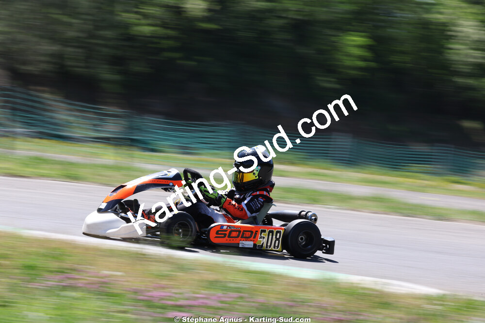 Soen LAFILLE — 25 & 26/04/2026 : 3ème manche du Championnat du Sud à Alès (photos Stéphane Agnus) 2026 — karting