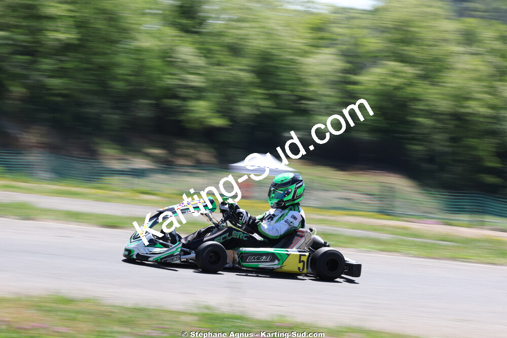 Yannick LECLERC — 25 & 26/04/2026 : 3ème manche du Championnat du Sud à Alès (photos Stéphane Agnus) 2026 — karting