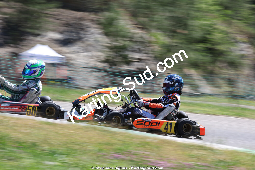 Louka MICHEL — 25 & 26/04/2026 : 3ème manche du Championnat du Sud à Alès (photos Stéphane Agnus) 2026 — karting