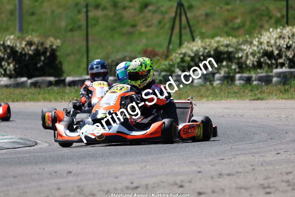 Sacha CATALA — 25 & 26/04/2026 : 3ème manche du Championnat du Sud à Alès (photos Stéphane Agnus) 2026 — karting