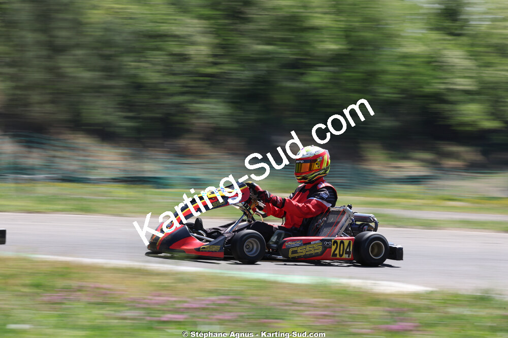 Sénior — 25 & 26/04/2026 : 3ème manche du Championnat du Sud à Alès (photos Stéphane Agnus) 2026 — karting