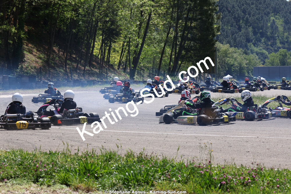KA100 — 25 & 26/04/2026 : 3ème manche du Championnat du Sud à Alès (photos Stéphane Agnus) 2026 — karting