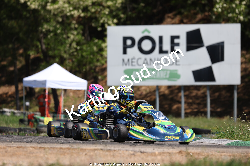 Dayan SERANO — 25 & 26/04/2026 : 3ème manche du Championnat du Sud à Alès (photos Stéphane Agnus) 2026 — karting