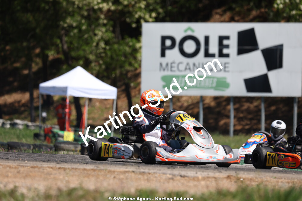 KA100 — 25 & 26/04/2026 : 3ème manche du Championnat du Sud à Alès (photos Stéphane Agnus) 2026 — karting