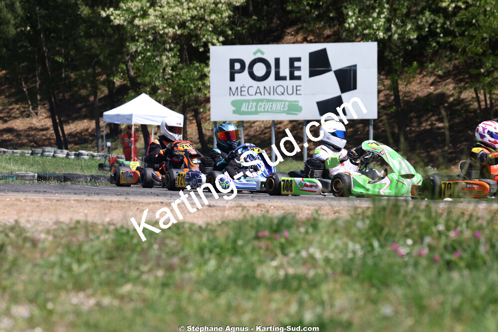 KA100 — 25 & 26/04/2026 : 3ème manche du Championnat du Sud à Alès (photos Stéphane Agnus) 2026 — karting