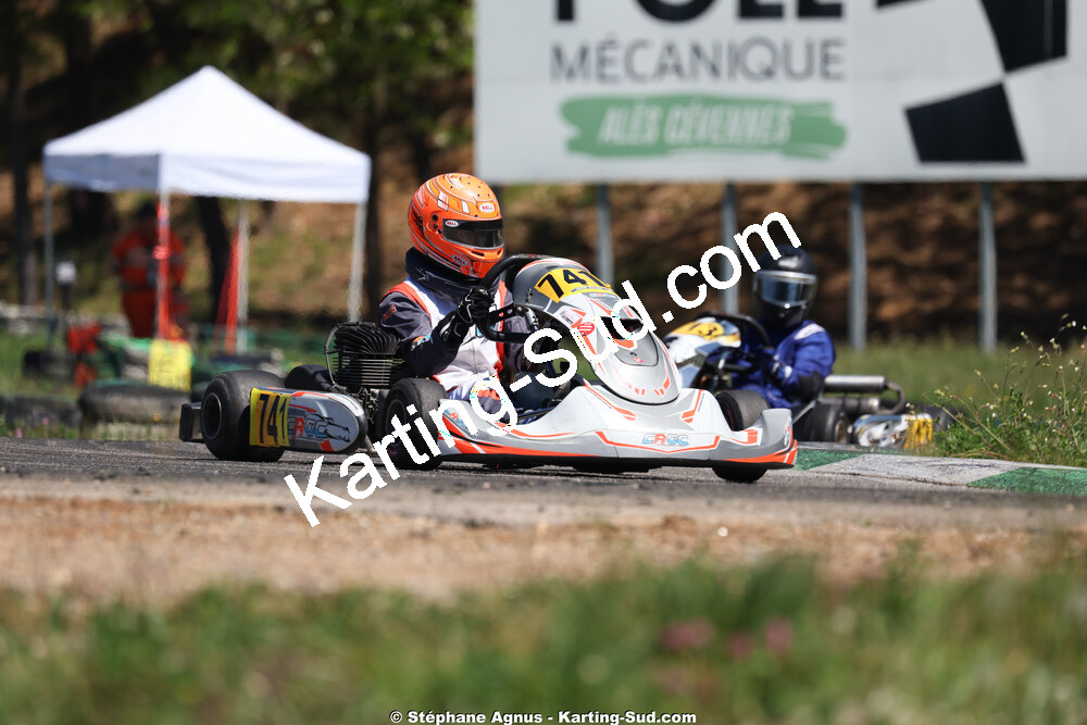 KA100 — 25 & 26/04/2026 : 3ème manche du Championnat du Sud à Alès (photos Stéphane Agnus) 2026 — karting