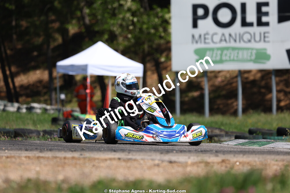 KA100 — 25 & 26/04/2026 : 3ème manche du Championnat du Sud à Alès (photos Stéphane Agnus) 2026 — karting
