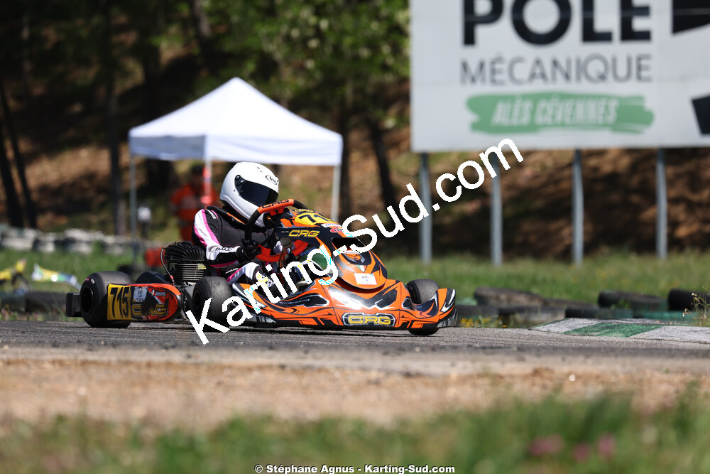 KA100 — 25 & 26/04/2026 : 3ème manche du Championnat du Sud à Alès (photos Stéphane Agnus) 2026 — karting