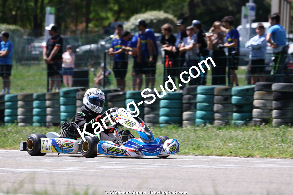 KA100 — 25 & 26/04/2026 : 3ème manche du Championnat du Sud à Alès (photos Stéphane Agnus) 2026 — karting