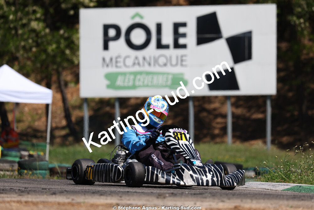 Gregory CAZAJOUS — 25 & 26/04/2026 : 3ème manche du Championnat du Sud à Alès (photos Stéphane Agnus) 2026 — karting