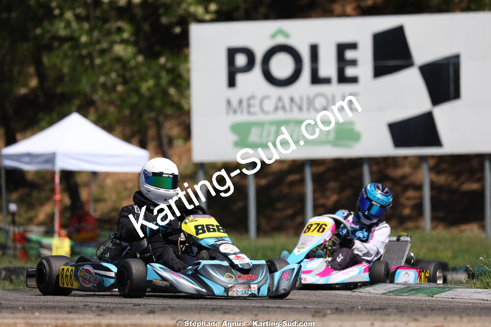Mathieu FLAUJAC — 25 & 26/04/2026 : 3ème manche du Championnat du Sud à Alès (photos Stéphane Agnus) 2026 — karting