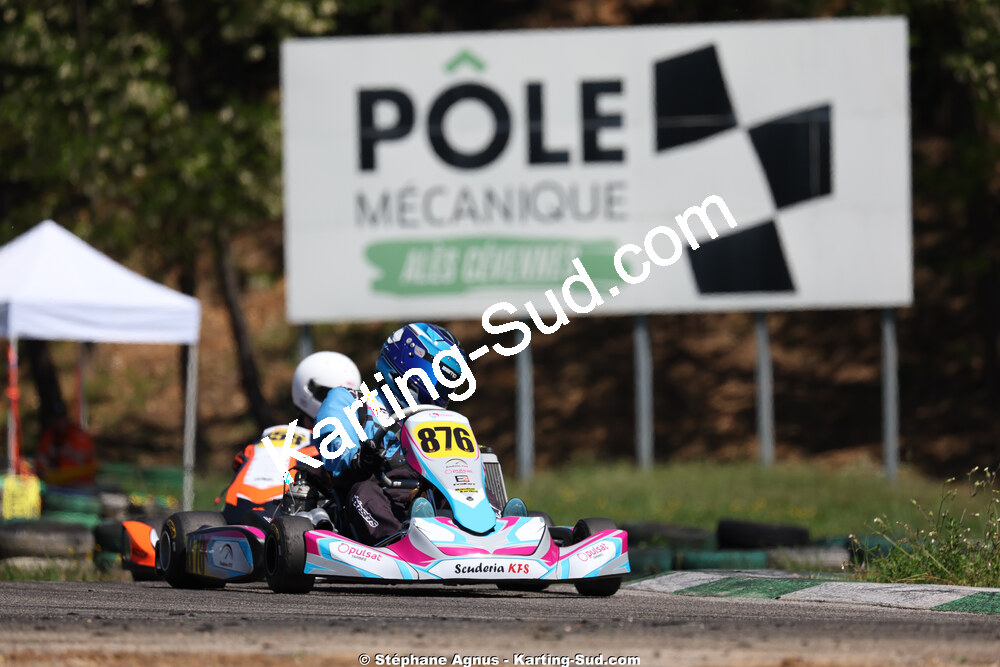 KFS — 25 & 26/04/2026 : 3ème manche du Championnat du Sud à Alès (photos Stéphane Agnus) 2026 — karting