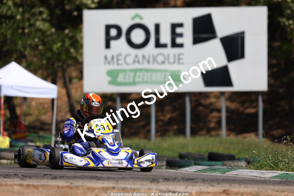 Thomas SUZANNE — 25 & 26/04/2026 : 3ème manche du Championnat du Sud à Alès (photos Stéphane Agnus) 2026 — karting