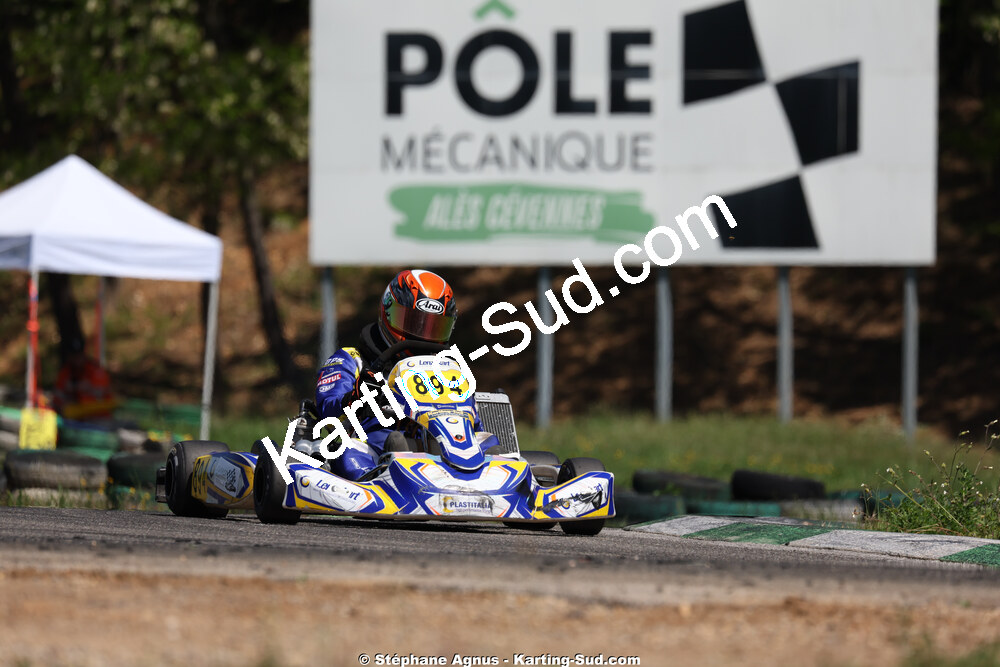 Thomas SUZANNE — 25 & 26/04/2026 : 3ème manche du Championnat du Sud à Alès (photos Stéphane Agnus) 2026 — karting