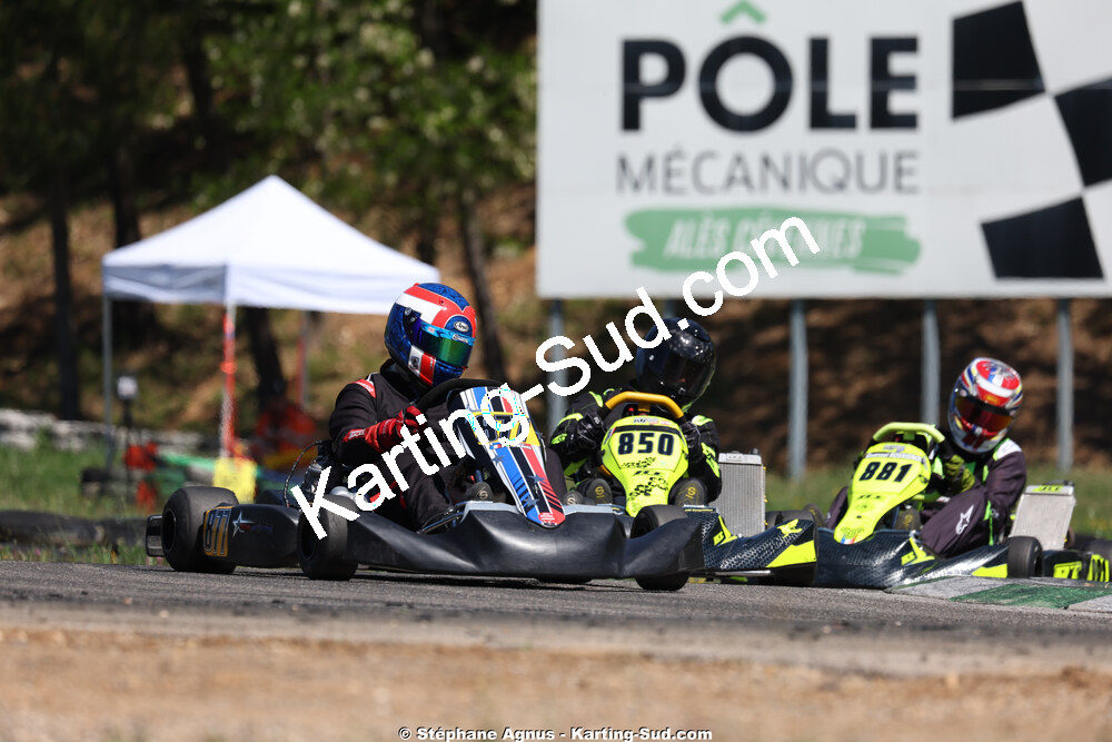 Mathieu FOURNIL — 25 & 26/04/2026 : 3ème manche du Championnat du Sud à Alès (photos Stéphane Agnus) 2026 — karting