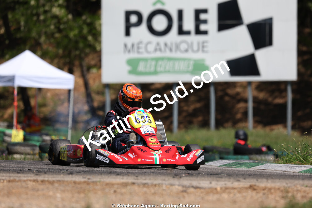 Matheo COURBIERES — 25 & 26/04/2026 : 3ème manche du Championnat du Sud à Alès (photos Stéphane Agnus) 2026 — karting
