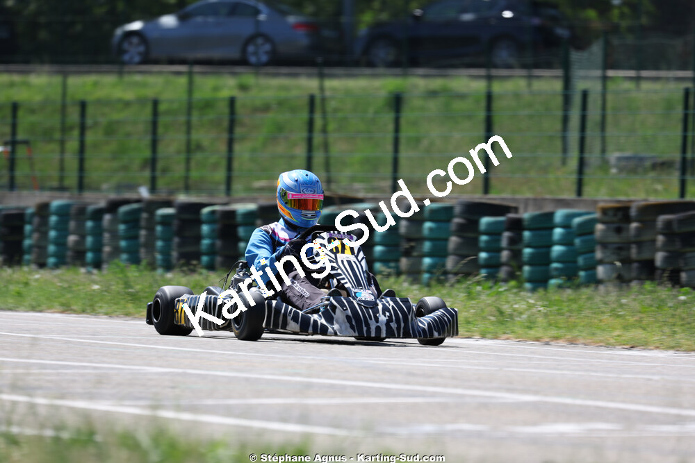 Gregory CAZAJOUS — 25 & 26/04/2026 : 3ème manche du Championnat du Sud à Alès (photos Stéphane Agnus) 2026 — karting