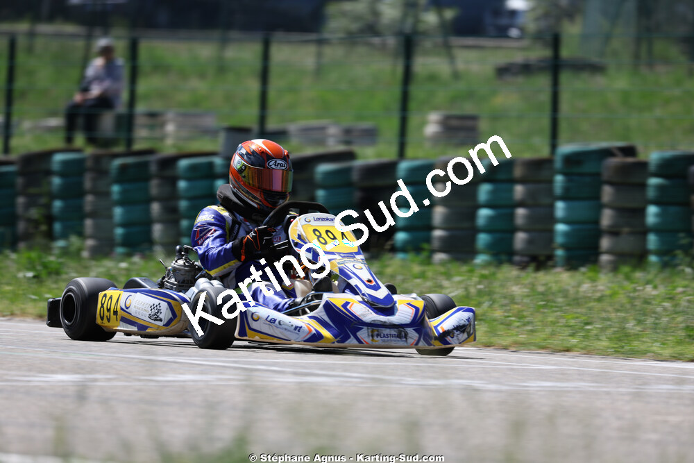 Thomas SUZANNE — 25 & 26/04/2026 : 3ème manche du Championnat du Sud à Alès (photos Stéphane Agnus) 2026 — karting
