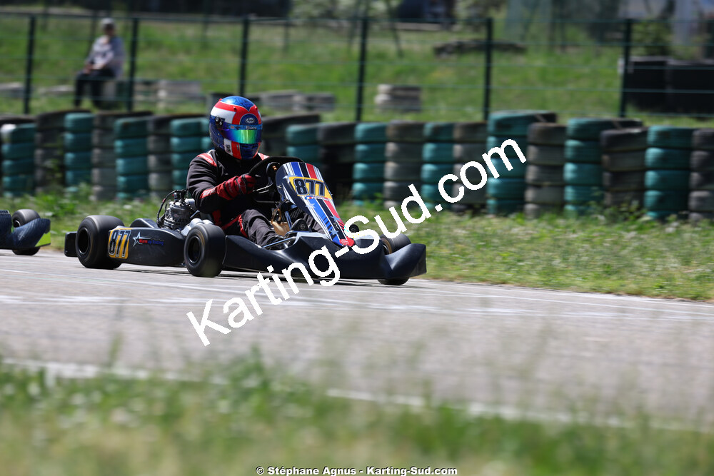 Mathieu FOURNIL — 25 & 26/04/2026 : 3ème manche du Championnat du Sud à Alès (photos Stéphane Agnus) 2026 — karting