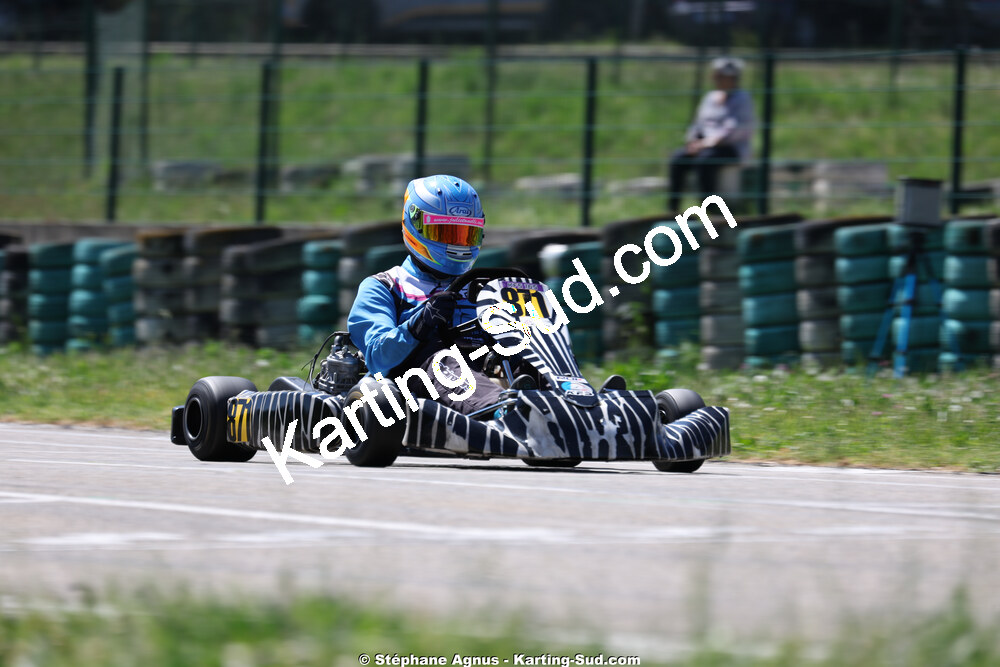Gregory CAZAJOUS — 25 & 26/04/2026 : 3ème manche du Championnat du Sud à Alès (photos Stéphane Agnus) 2026 — karting