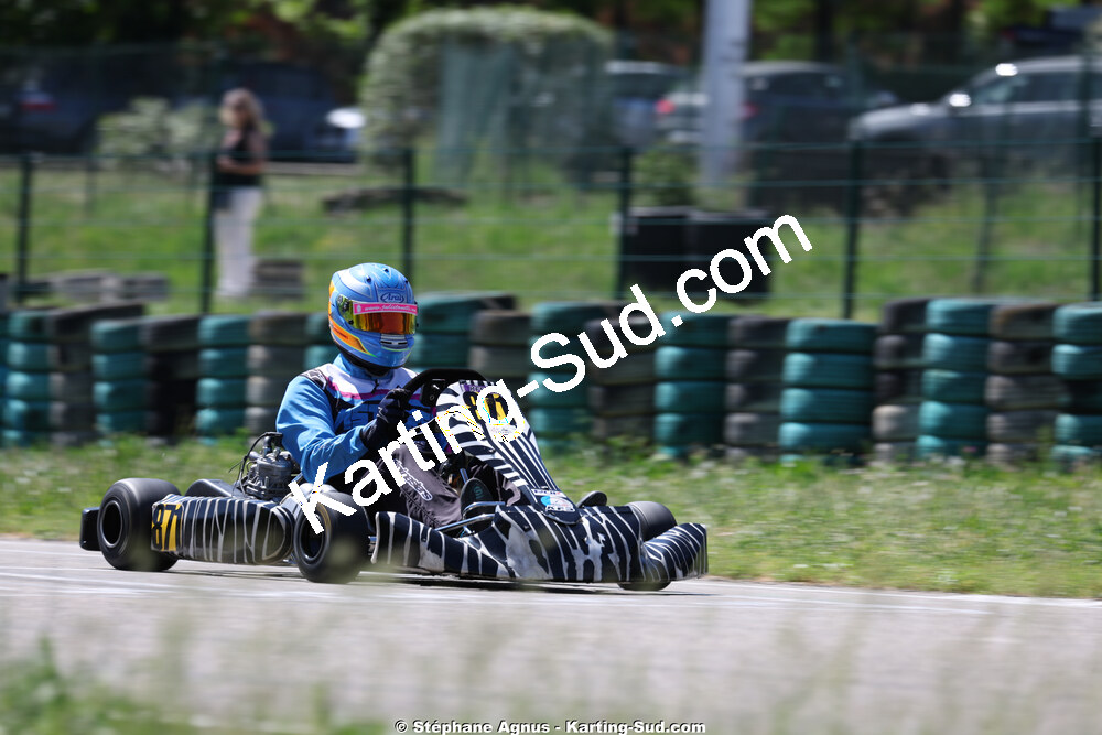 Gregory CAZAJOUS — 25 & 26/04/2026 : 3ème manche du Championnat du Sud à Alès (photos Stéphane Agnus) 2026 — karting