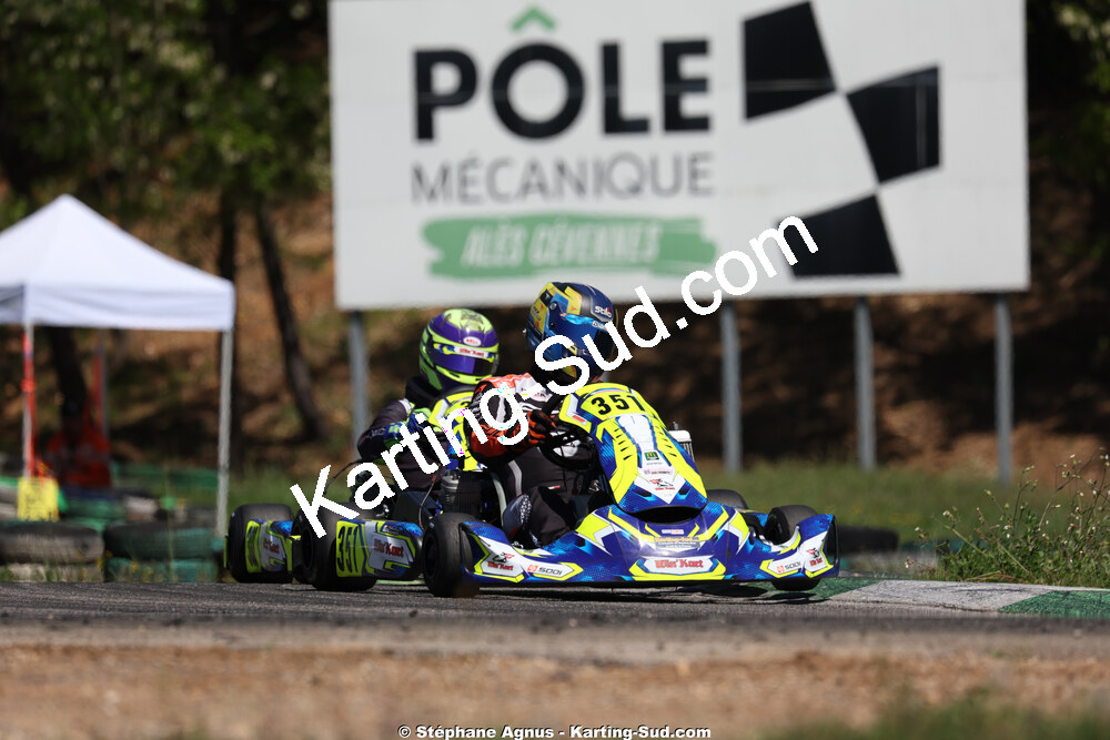 Sébastien ANDRES — 25 & 26/04/2026 : 3ème manche du Championnat du Sud à Alès (photos Stéphane Agnus) 2026 — karting