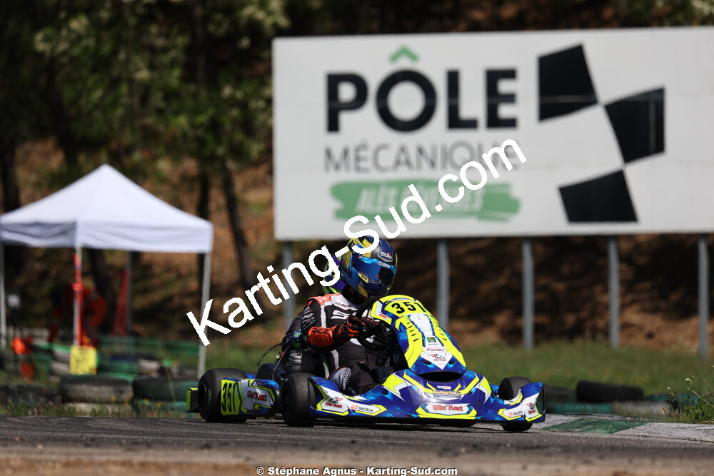 Sébastien ANDRES — 25 & 26/04/2026 : 3ème manche du Championnat du Sud à Alès (photos Stéphane Agnus) 2026 — karting