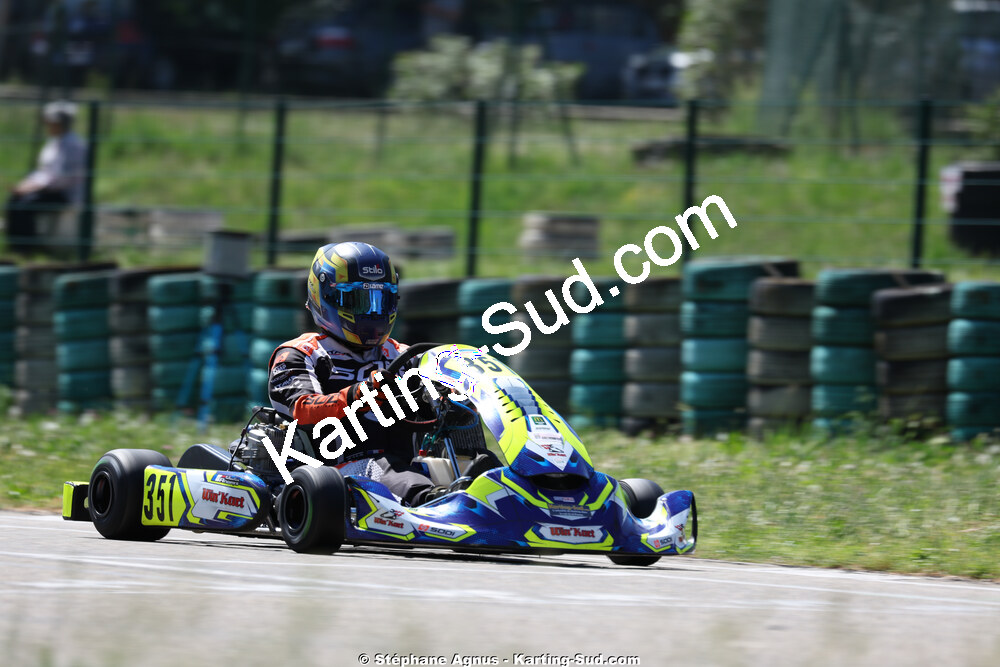 Sébastien ANDRES — 25 & 26/04/2026 : 3ème manche du Championnat du Sud à Alès (photos Stéphane Agnus) 2026 — karting