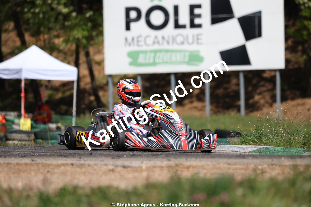 Arthur BENOIT — 25 & 26/04/2026 : 3ème manche du Championnat du Sud à Alès (photos Stéphane Agnus) 2026 — karting