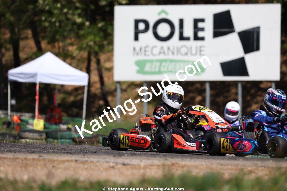 Nationale — 25 & 26/04/2026 : 3ème manche du Championnat du Sud à Alès (photos Stéphane Agnus) 2026 — karting