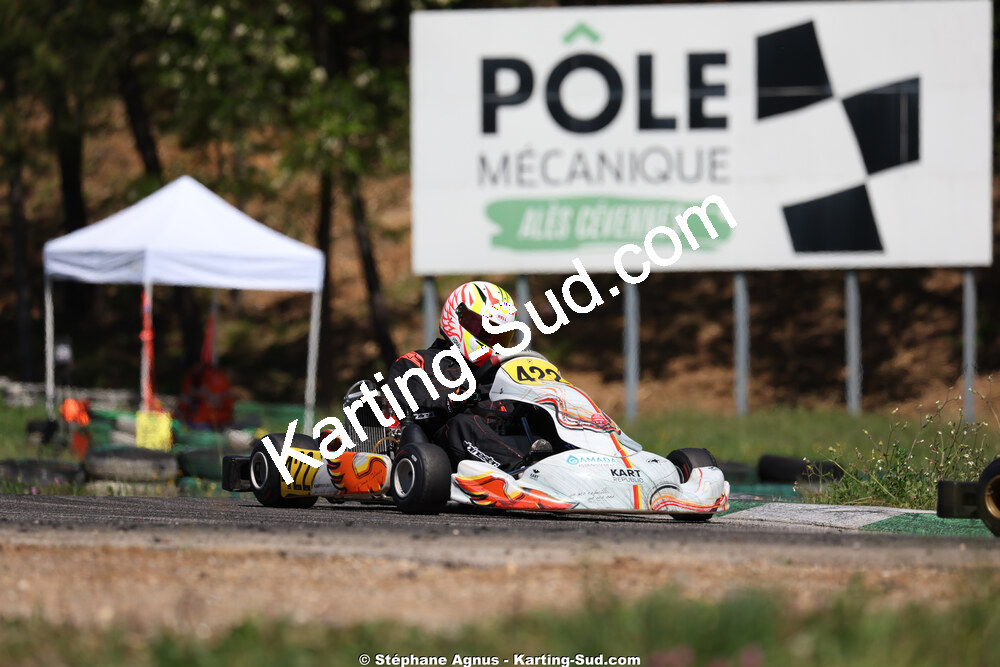 Nationale — 25 & 26/04/2026 : 3ème manche du Championnat du Sud à Alès (photos Stéphane Agnus) 2026 — karting