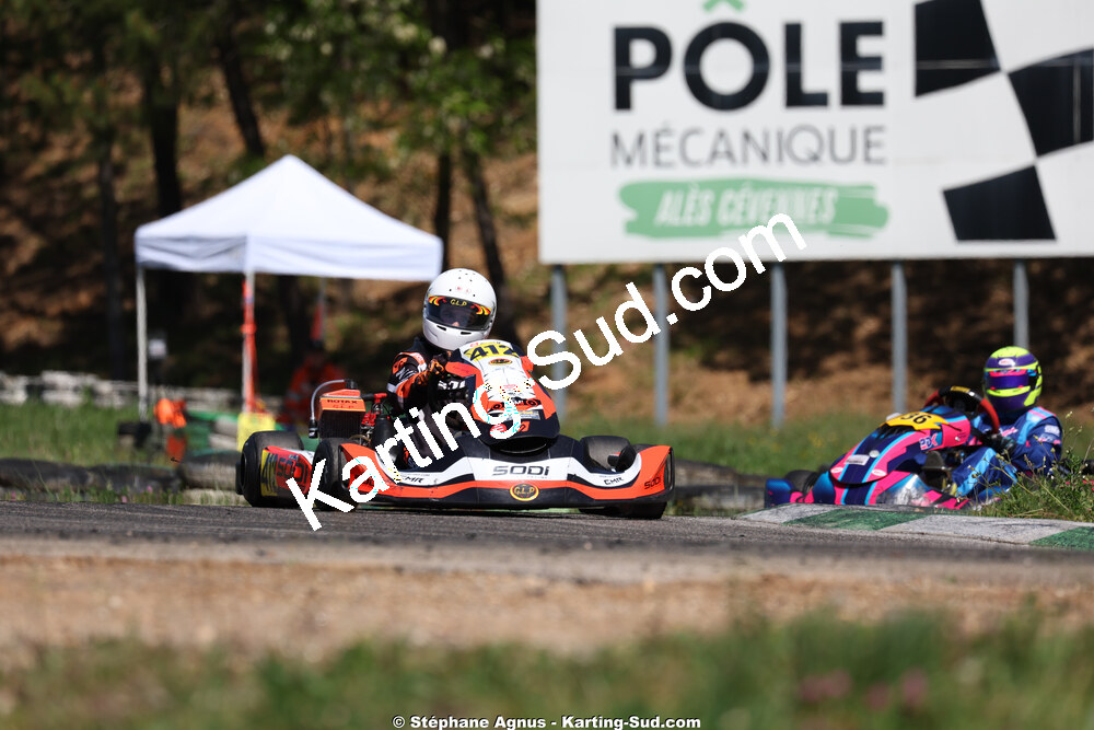 Nationale — 25 & 26/04/2026 : 3ème manche du Championnat du Sud à Alès (photos Stéphane Agnus) 2026 — karting