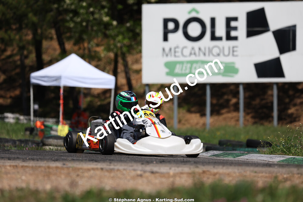 Nationale — 25 & 26/04/2026 : 3ème manche du Championnat du Sud à Alès (photos Stéphane Agnus) 2026 — karting