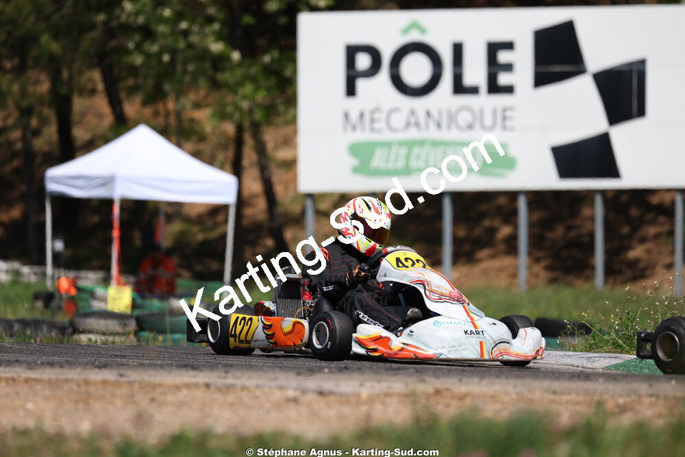 Nationale — 25 & 26/04/2026 : 3ème manche du Championnat du Sud à Alès (photos Stéphane Agnus) 2026 — karting
