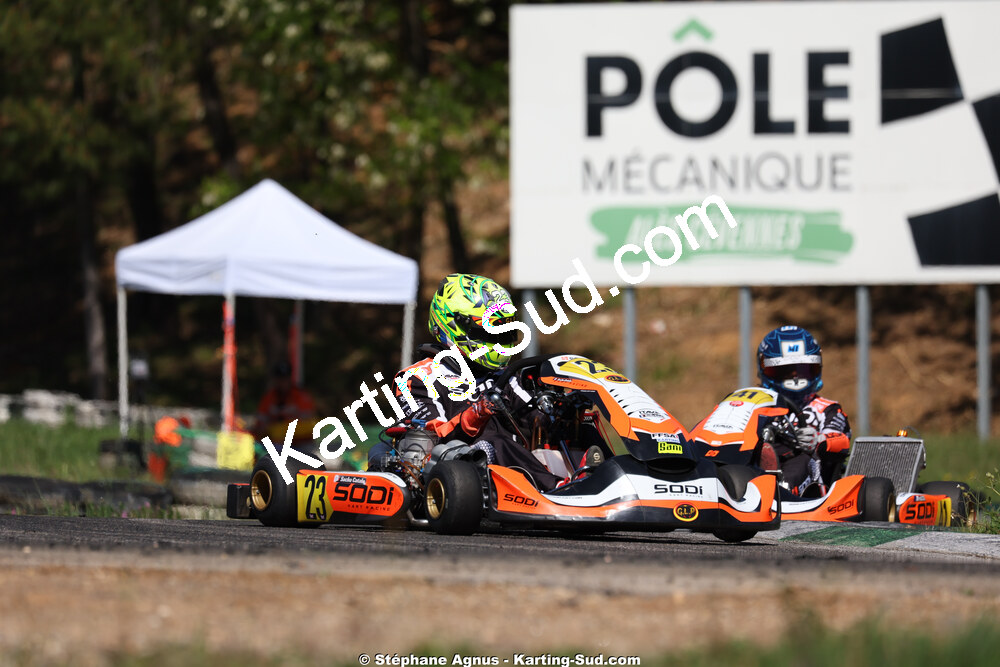 Sacha CATALA — 25 & 26/04/2026 : 3ème manche du Championnat du Sud à Alès (photos Stéphane Agnus) 2026 — karting