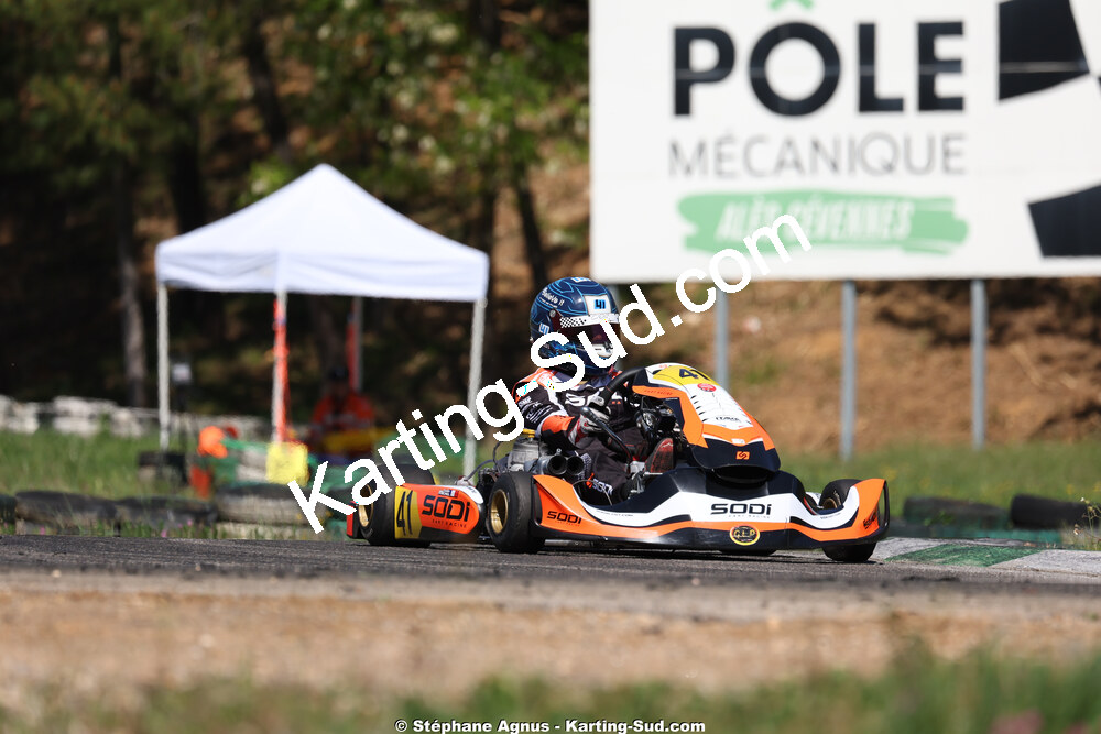 Louka MICHEL — 25 & 26/04/2026 : 3ème manche du Championnat du Sud à Alès (photos Stéphane Agnus) 2026 — karting