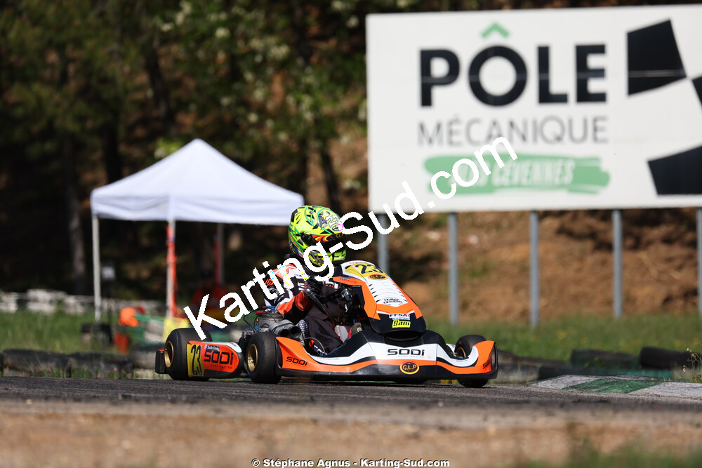 Sacha CATALA — 25 & 26/04/2026 : 3ème manche du Championnat du Sud à Alès (photos Stéphane Agnus) 2026 — karting