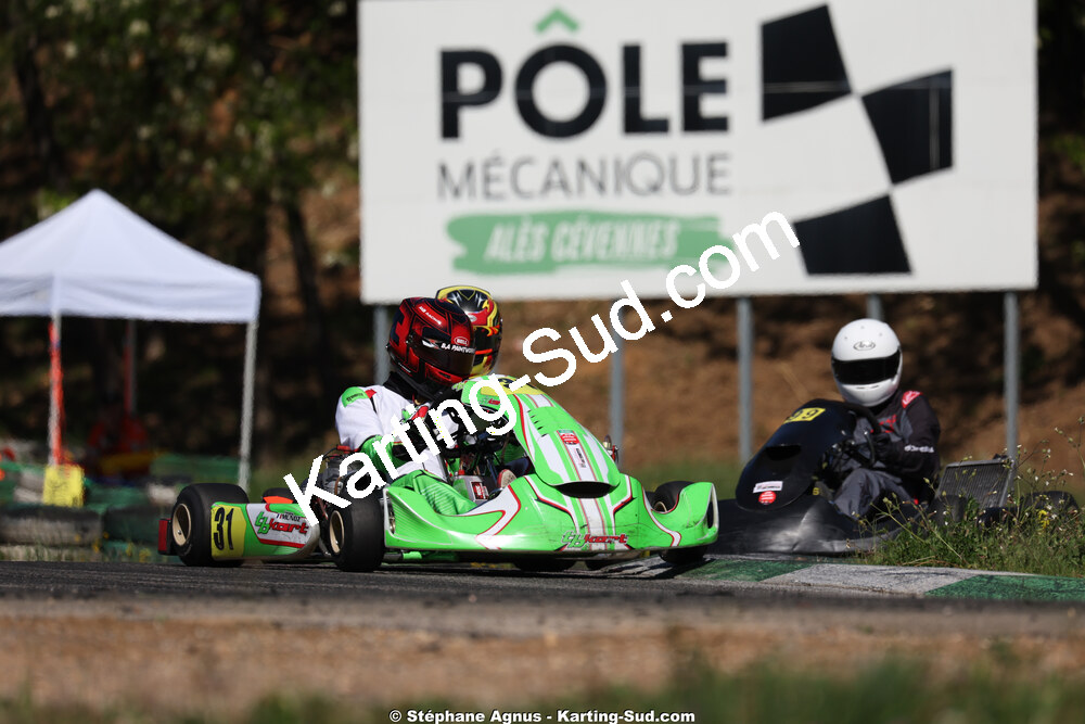 Tanguy MUNOZ — 25 & 26/04/2026 : 3ème manche du Championnat du Sud à Alès (photos Stéphane Agnus) 2026 — karting