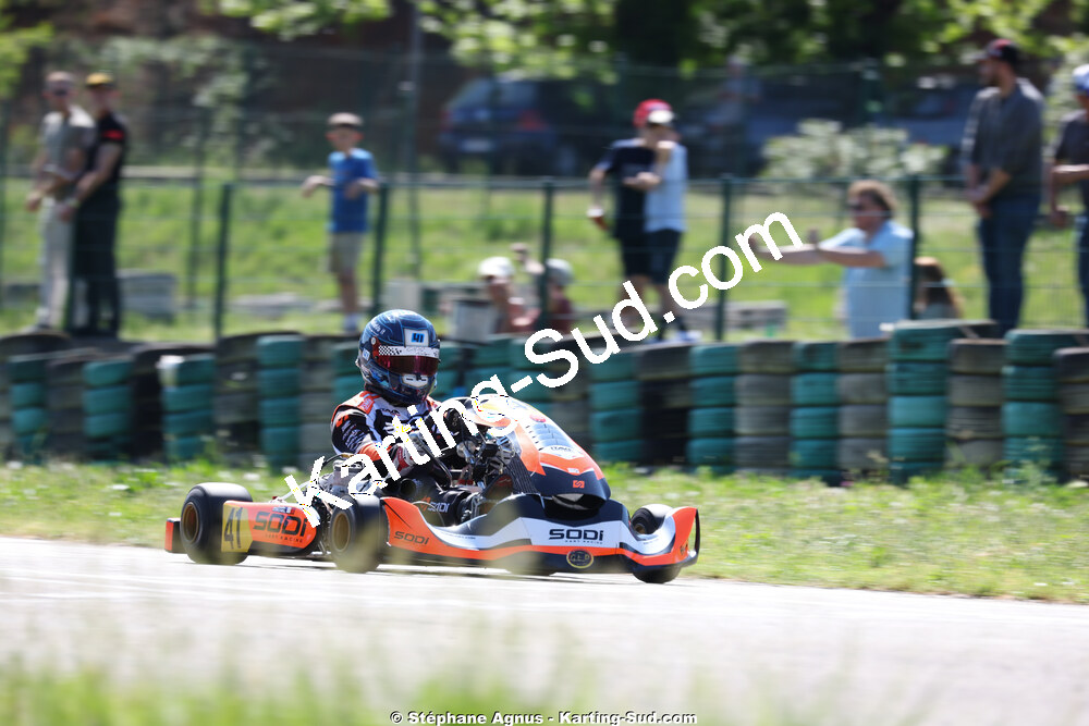 Louka MICHEL — 25 & 26/04/2026 : 3ème manche du Championnat du Sud à Alès (photos Stéphane Agnus) 2026 — karting