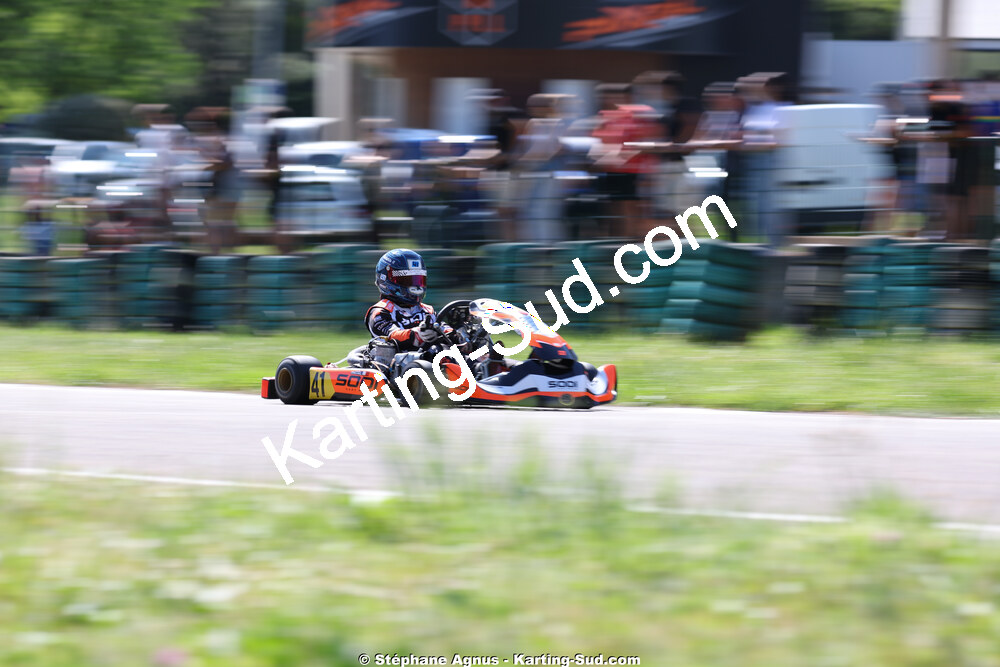 Louka MICHEL — 25 & 26/04/2026 : 3ème manche du Championnat du Sud à Alès (photos Stéphane Agnus) 2026 — karting