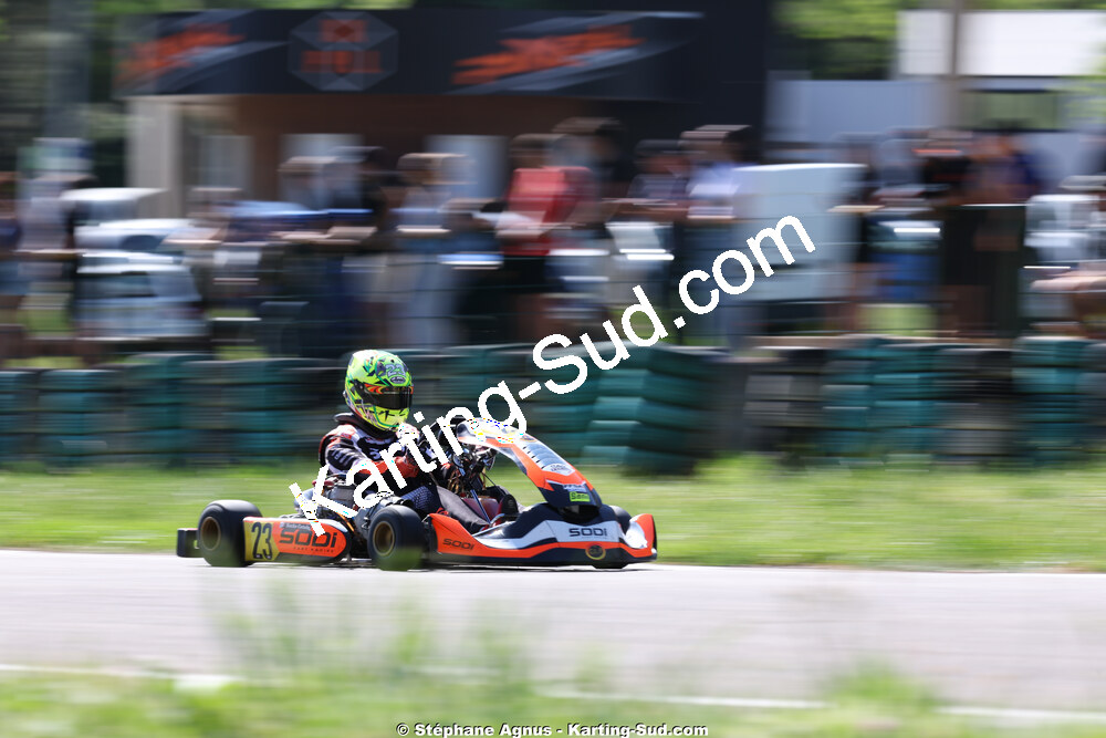 Sacha CATALA — 25 & 26/04/2026 : 3ème manche du Championnat du Sud à Alès (photos Stéphane Agnus) 2026 — karting