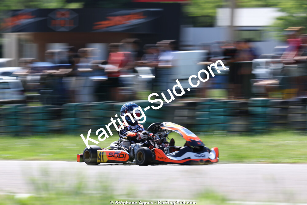 Louka MICHEL — 25 & 26/04/2026 : 3ème manche du Championnat du Sud à Alès (photos Stéphane Agnus) 2026 — karting